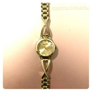 Gold bracelet watch